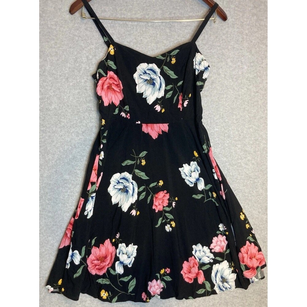 Old Navy Sz M Sun Dress Cami Floral Romantic Festival Sweetheart FairyCore